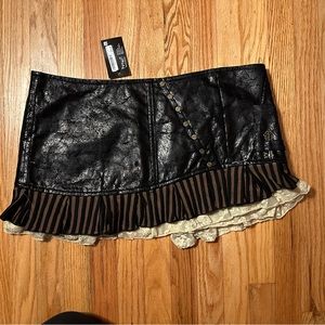 Black Halloween Steampunk Hilo Skirt main image 0